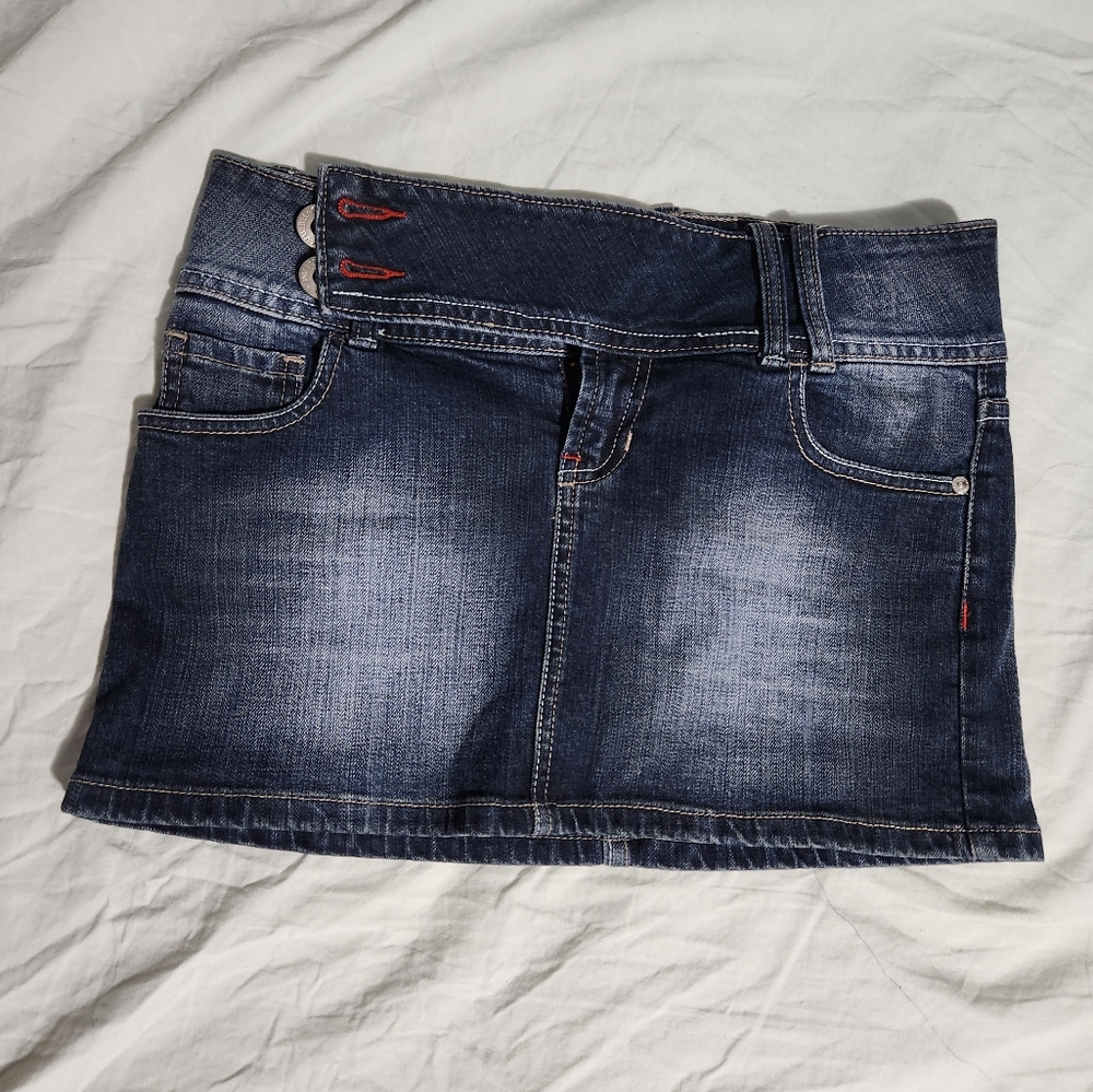 Denim Mini Skirt